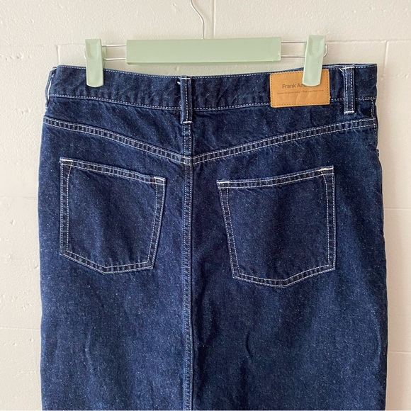 Frank & Oak Midi Demin Pencil Skirt - Picture 4 of 9